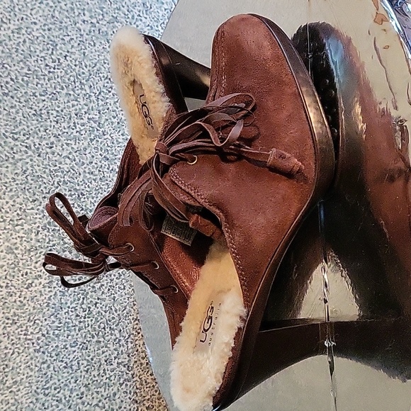 Ugg Molly Slip On Heeled Mule - Picture 2 of 10